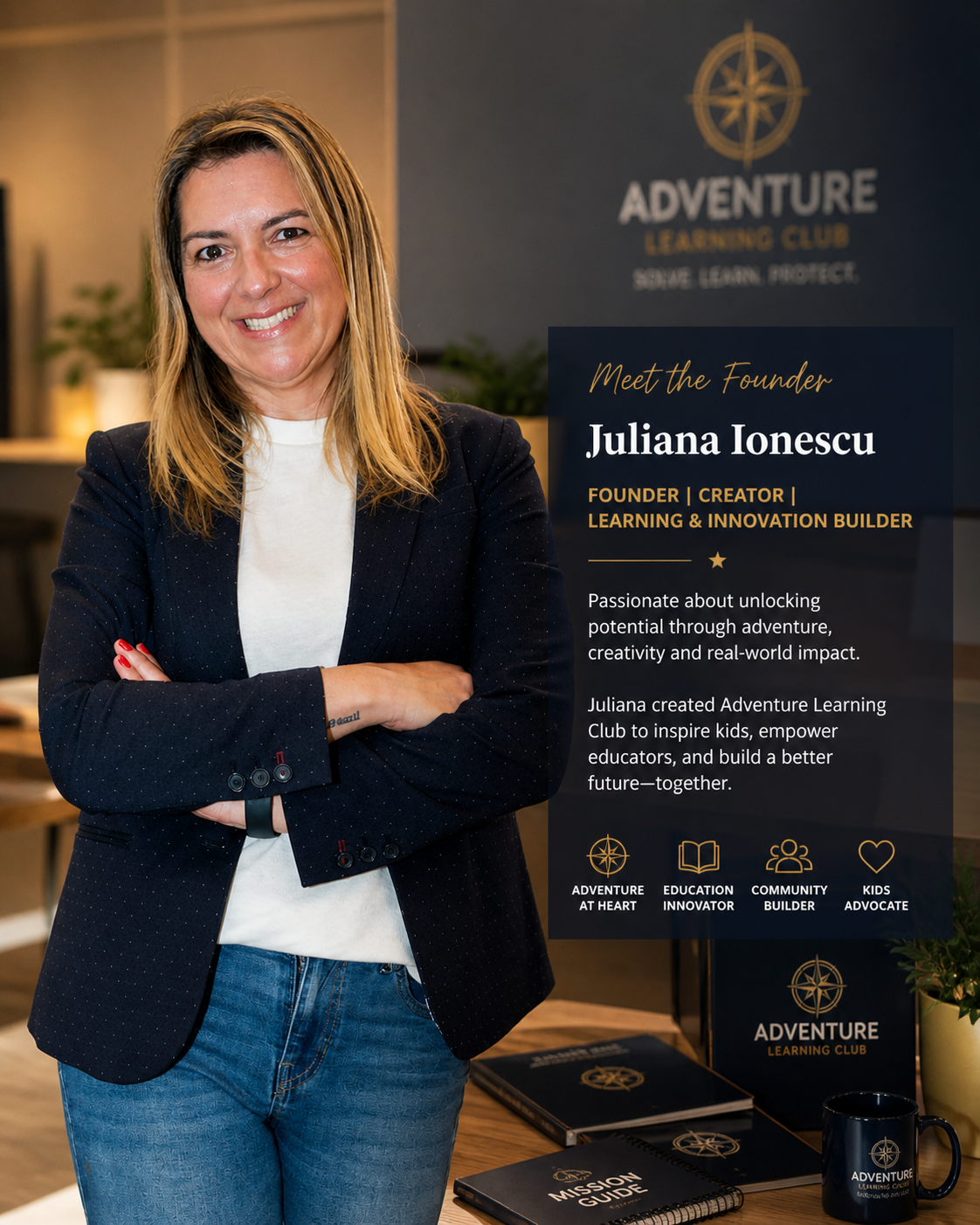Juliana Ionescu, Founder of JUAUTHOR and JUTECH